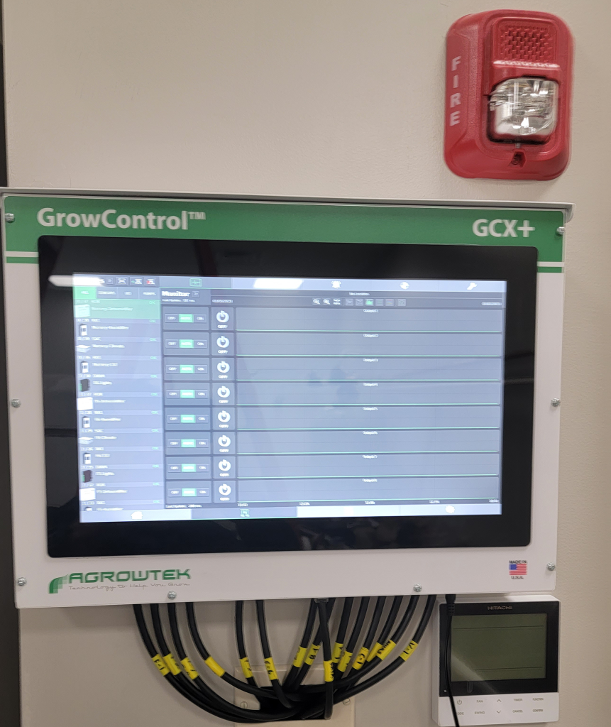 Agrowtek GrowControl GCX+ control panel installed by Vulcan Squad